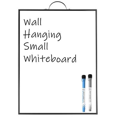 Small Dry Erase White Board 12x8- Portable and Double Sided A4 Mini Marker  Whiteboard Magnetic for Kids Drawing Writing Student School Home Office