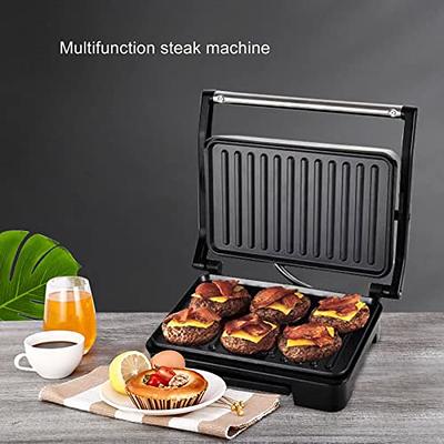 Panini Press Grill Indoor Grill Sandwich Maker with Temperature Setting, 4  Slice Large Non-stick Versatile Grill, to Fit Any Type or Size of Food,  Removable Drip Tray, 850W 