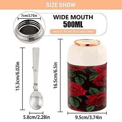 Simple Modern simple modern vacuum insulated food jar thermos, reusable  stainless steel leak proof lunch storage for hot food