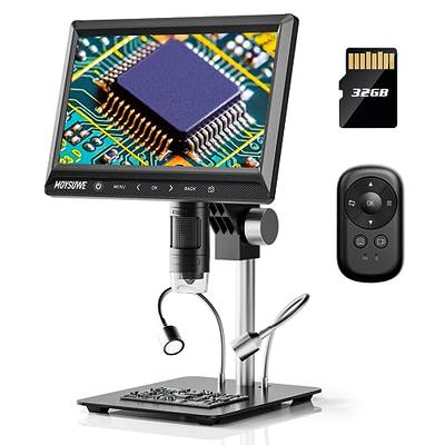 Elikliv EDM601 LCD Digital Microscope with 3 Lens, 7 Inch Coin Microscope,  2160P Soldering Microscope, 24MP Biological Microscope Kit. 1500X Coin  Magnifier with Light, HDMI/Windows/Mac Compatible - Yahoo Shopping