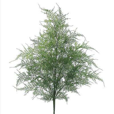 New Fake Artificial GREEN FERN PLANT BUSH Stem Spray Pick Planter