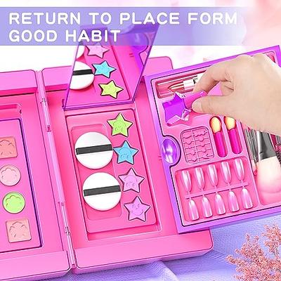 TEMI Kids Makeup Toy for Girl 3-8 - Pretend Play for Girls Ages 6