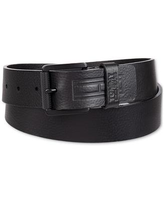 Tommy Hilfiger Stitched-Loop Brown Belt - Macy's