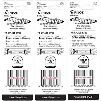 Pilot G2 GEL Ink Refill 2-pack for Rolling Ball Pens Bold Point