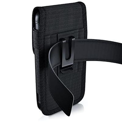 Encased Nylon Phone Pouch Belt Clip - Large