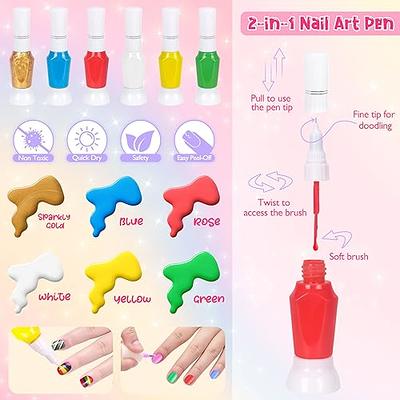 Kids Nail Polish Set for Girls, Nail Art Kit with Nail Dryer & Polish Pen,  Non-Toxic Peel-Off Quick Dry Nail Polish for Kids, Birthday Christmas Gift  for Kids Ages 6-12 - Yahoo