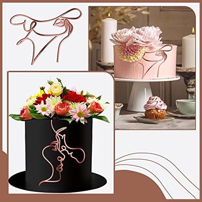 SEILETOO 10 Pcs Minimalist Art Lady Face Cake Topper, Face Line Acrylic  Cake Topper, Art Lady Cake Topper, for Girl Happy Birthday Cake, Wedding  Cake