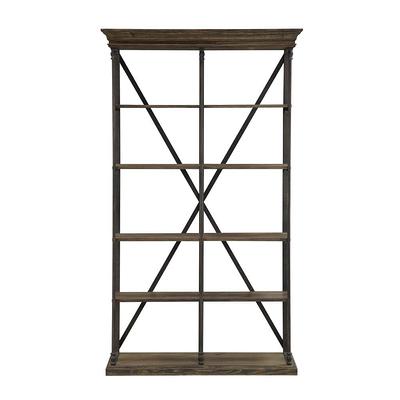 Coast to Coast Brownstone II Nut Brown Bookcase