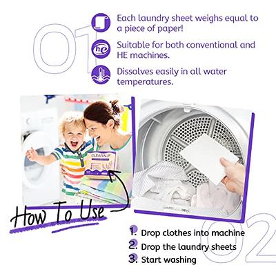 Sheets Laundry Club Laundry Detergent Sheets (Fresh Linen & Lavender)