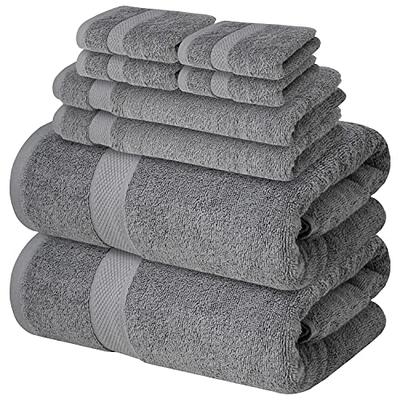 Infinitee Xclusives Premium White Hand Towels 6 Pack, 16x28 Inches, Hotel  and Spa Quality, Highly Absorbent