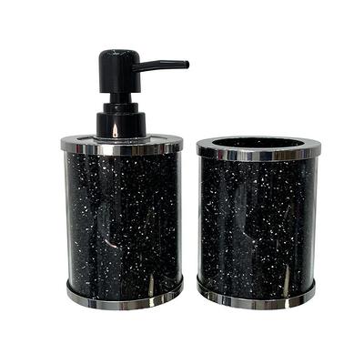 Nexus Black Marble Bath Accessories