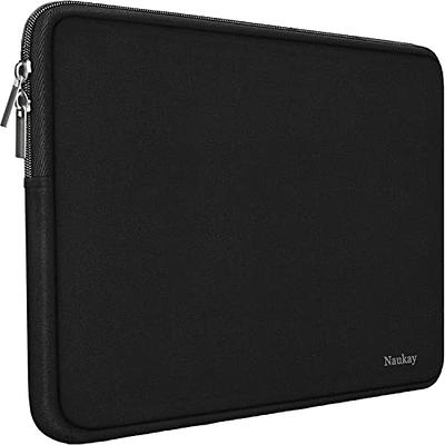 Naukay Laptop Sleeve Case, 15.6 Inch,Resistant Neoprene Notebook Computer  Pocket Case/Tablet Briefcase Carrying Bag Compatible Asus/Dell/Fujitsu/HP/Sony/Toshiba/Acer-  (Black) - Yahoo Shopping