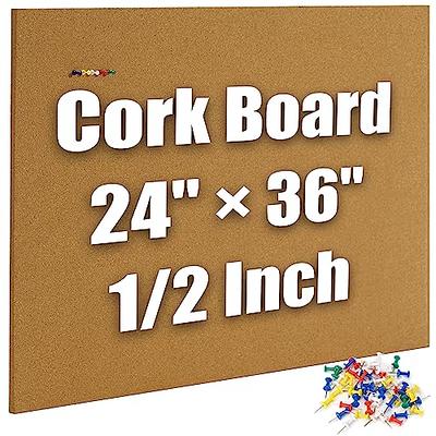 Aitakatta 17x8 Cork Board Tiles Bulletin Board, 1/2 Thick Self-Adhesive  Cork Boards for Walls, Cork Tiles Vision Board for Home, Office, School,  Bulletin Board Decorations(12mm,2pc) - Yahoo Shopping