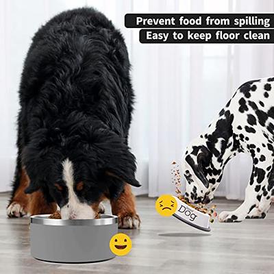 Podinor Dog Water Bowls for Large Dogs - Stainless Steel Dog Food