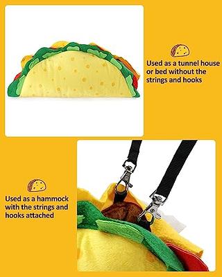 Percozzi Taco Hamster Hammock Hideout Tunnel House Rat Toys Cage Accessories  Bed Ferrets Guinea Pigs Hedgehogs Chinchill Sugar Glider Small Animal  Habitat - Yahoo Shopping