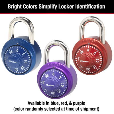 Master Lock 2 In. Wide Brass Resettable Combination Padlock 975