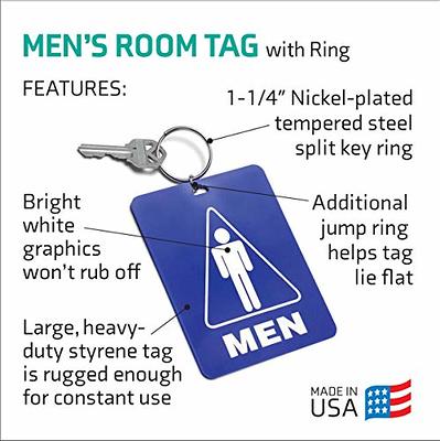 Heavy Duty Split Key Ring Nickel Plated 1-1/4 Inch Diameter (USA)