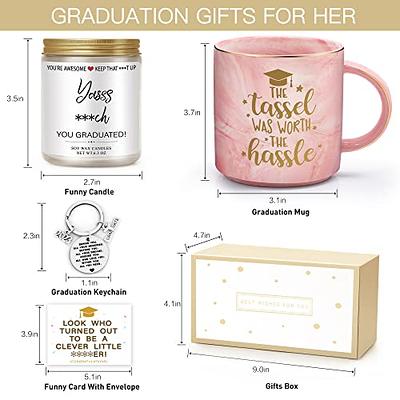 GiftAmaz 2023 Graduation Gifts Set for Her, Congrats Grad Gift Basket Set  Include Coffee Mug, Keycha…See more GiftAmaz 2023 Graduation Gifts Set for