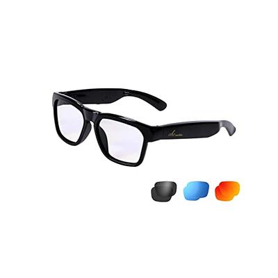 OhO Smart Glasses,Safety Glasses with Bluetooth Speaker,Indoor/Outdoor UV  Protection and Voice Control,Unisex(Blue Light Lens) - Yahoo Shopping