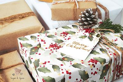 Christmas Wrapping Paper & Roll Wrap