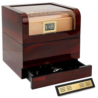 XIFEI Cigar Humidor with Front Digital Hygrometer - The Humidor Depot