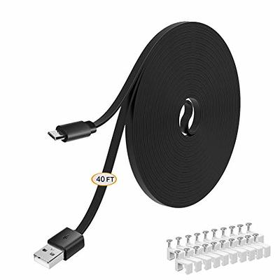 XSDtech 49-Foot(15M) Power Extension Cable, Compatible with Wyze Cam/Wyze  Cam Pan, Yi Camera, NestCam Indoor, Blink XT Camera, Netvue Cam, USB to  Micro USB Charging Cable for Home Security Cameras - Yahoo