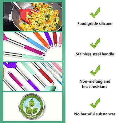 M KITCHEN Silicone Spatula Set - Heat Resistant & BPA Free - 4 Piece  Nonstick Rubber Spatulas, Spoonula, Jar Scraper for Cooking, Baking,  Mixing, Frosting - Dishwasher Safe Kitchen Utensils - Yahoo Shopping