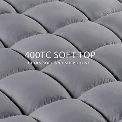 EASELAND Queen Size Mattress Pad Pillow Top Mattress Cover Quilted Fitted  Mattre