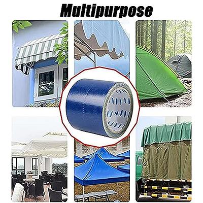 SUMDUINO 2PCS Tent Repair Tape, Awning Repair Tape, RV Awning Repair Tape,  Canvas Tape, Waterproof Canvas Repair Tape for Tent Repair Tape, Boat Sail  RV Covers Repair Kit (Blue) - Yahoo Shopping