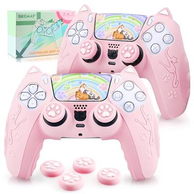 SIKEMAY PS5 Controller Skin 2 Pack, Cute Cat Paw PS5 Controller Cover Case  Anti-Slip PS5 Accessories Silicone Skin Protective Controller Grip for Playstation  5 DualSense with 4 Thumb Grip Caps (Pink) - Yahoo Shopping