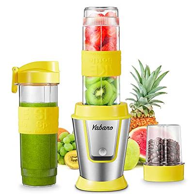 Portable Blender, WEEKSUN Mini Blender For Shakes and Smoothies, 13.5 oz  Fresh Juice Blender With 6 Blades, Multifunctional and BPA Free Blender