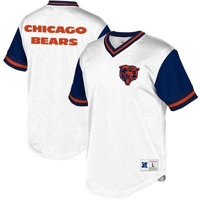 Men's Nike Orange/Navy Chicago Bears Throwback Raglan Long Sleeve T-Shirt Size: Medium