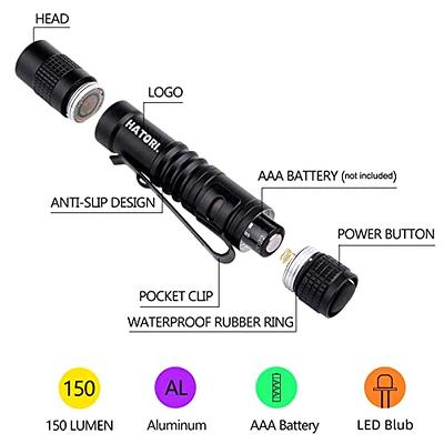 LETMY LED Tactical Flashlight S1000 PRO - 2 Pack Bright Military Grade  Flashlights High Lumens - Portable Handheld Flash Lights with 5 Modes