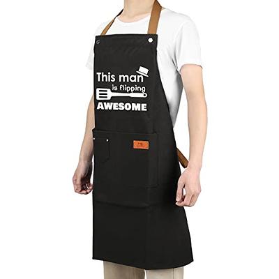 UENOW Men's Gifts, Gifts for Dad, Funny Gifts for Father's Day, Christmas,  Birthday Gifts for Husband Boyfriend Brother, Gifts for Men from Wife  Daughter Son, Chef Cooking Apron, Grilling BBQ Aprons 