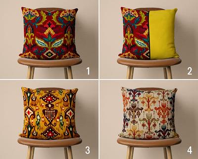 Boho Throw Pillows Cover Decorative bohemian throw pillow set of 4 -Aztec  Pillow