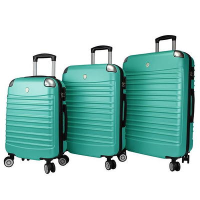 American Flyer Camo Green 5 Piece Luggage Set