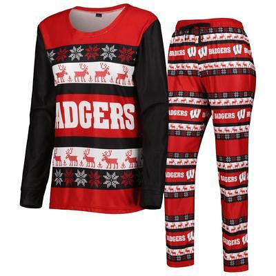 Women's Concepts Sport Red/Black Wisconsin Badgers Ultimate Flannel Sleep  Shorts