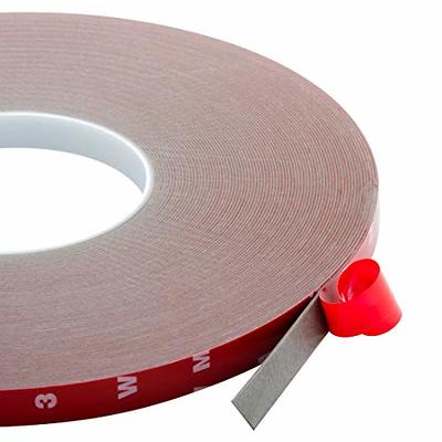 Double Sided Tape - Heavy Duty Mounting Adhesive Tape, Waterproof Foam Tape for LED Strip Lights,Home Decoration, Office Decorations (0.47In x 108