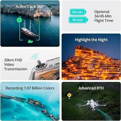  DJI Mini 3 Pro Fly More Kit Plus with 2 DJI Mini 3 Series  Intelligent Flight Battery Plus, Charging Hub, Shoulder Bag Bundle with  128GB Card+ Deco Gear Drone Landing Pad+FPV