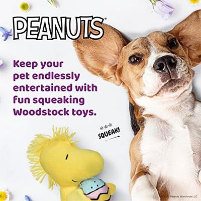 Peanuts for Pets : 9 Woodstock Egg Plush Squeaker Pet Toy