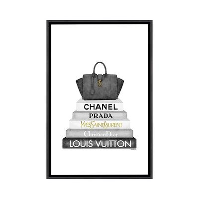 iCanvas Grey Fashion Books With Black Bag by Amanda Greenwood Canvas Print  - Yahoo Shopping