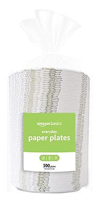Basics Ultra Paper Plates, 7 inch, Disposable, 372 Count, 2 Pack of 186 Count, (Previously Encore)