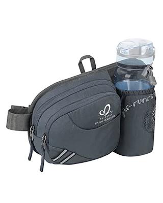 Hiking Waist Pack Fanny Pack With Water Bottle Holder For Men