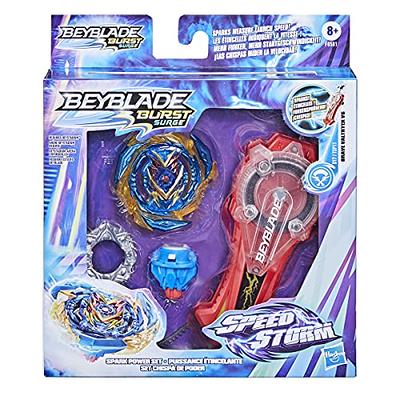  Beyblade Burst Rise Hypersphere Glyph Dragon D5 Starter Pack -  Stamina Type Battling Top Toy and Right/Left-Spin Launcher, Ages 8 and Up,  Red : Toys & Games