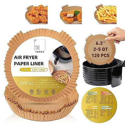 Air Fryer Silicone Pot - Air Fryer Oven Accessories - Replacement for  Flammable Parchment Liner Paper - No Need to Clean the Air Fryer (Top: 6.3