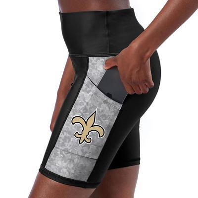 New Orleans Saints Fanatics Branded Big & Tall Team Shorts - Gray