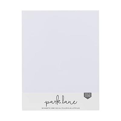 Cardstock 8.5 x 11 Paper Pack - White Cardstock Scrapbook Paper 65lb -  Double Sided Card Stock for Crafts, Embossing, Cardmaking - 50 Sheets,  Solid Core - Yahoo Shopping