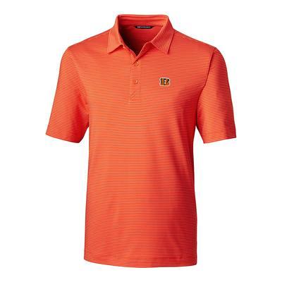 Denver Broncos Cutter & Buck Big & Tall Forge Pencil Stripe Polo