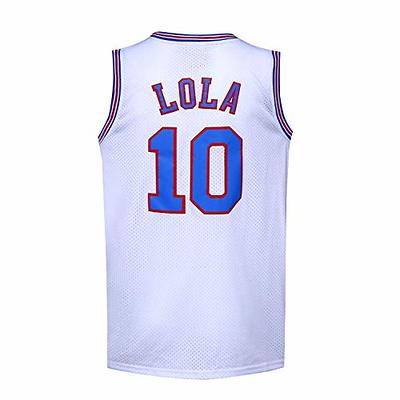 Youth Basketball Jerseys #10 Lola Space Shirts for Boys/Girls