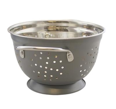 Stainless Steel Kitchen Colander - A Pasta Strainer, Fruit